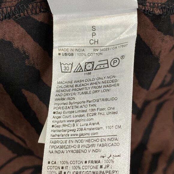 Banana Republic Women’s Wrap Maxi Dress – The White Lotus Zebra Print – Brown SP - Picture 11 of 11